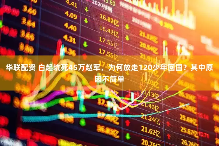 华联配资 白起坑死45万赵军，为何放走120少年回国？其中原因不简单